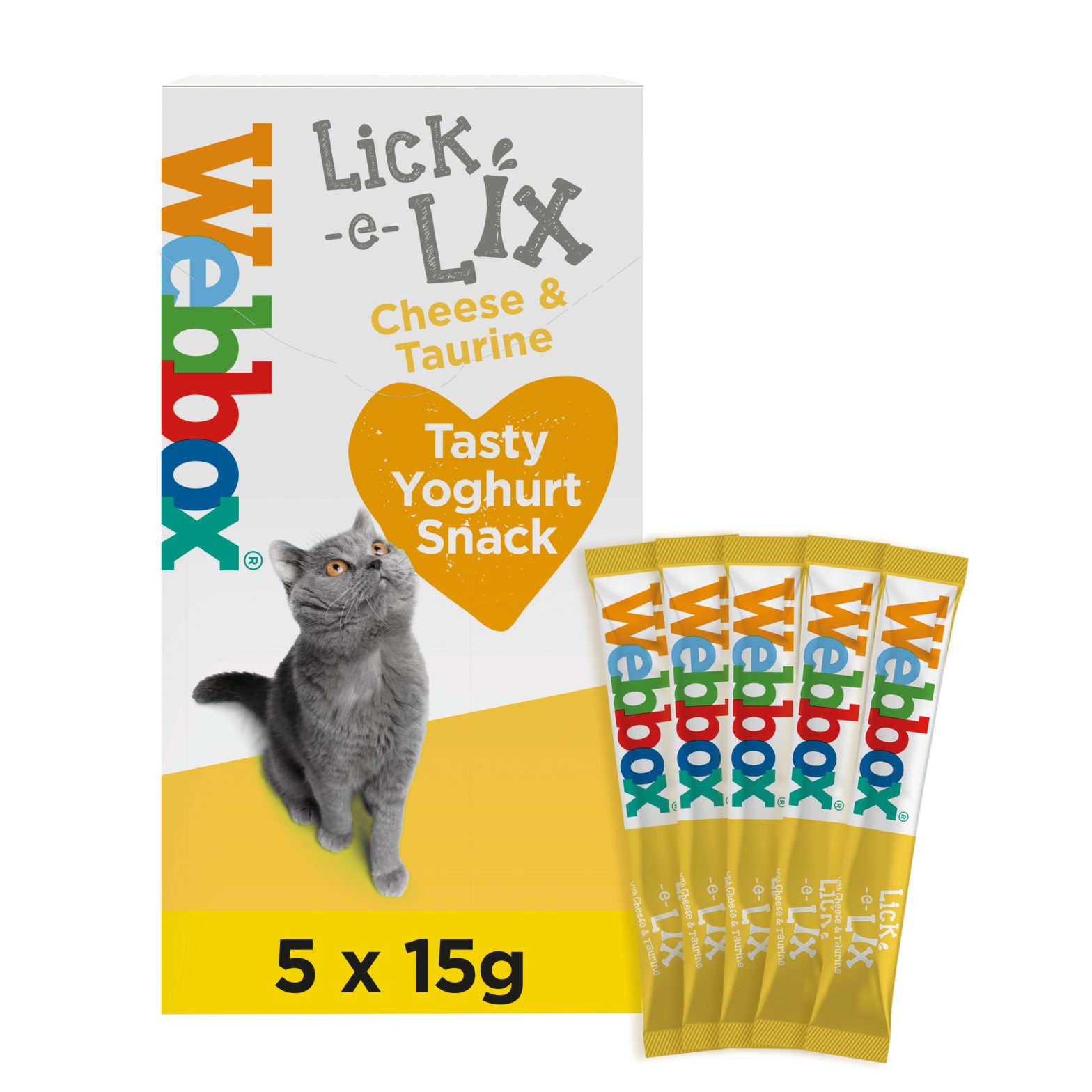 Webbox Lick-e-Lix Cheese & Taurine Cat Treats