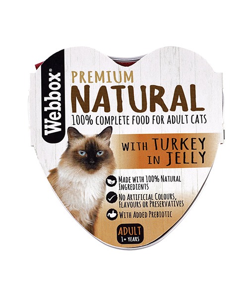 Webbox Naturals Turkey in Jelly Wet Cat Food