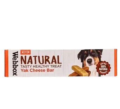 Webbox Naturals Yak Cheese Bar Dog Treats