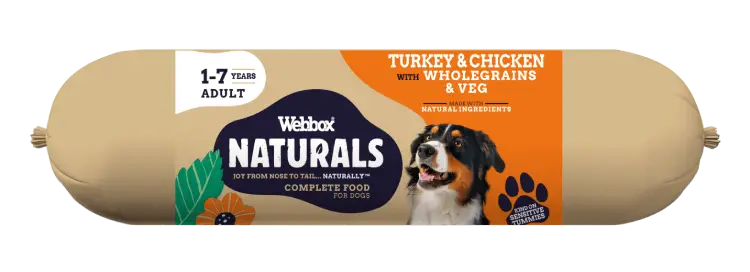Webbox Naturals Sausage Wet Dog Food – Turkey & Chicken
