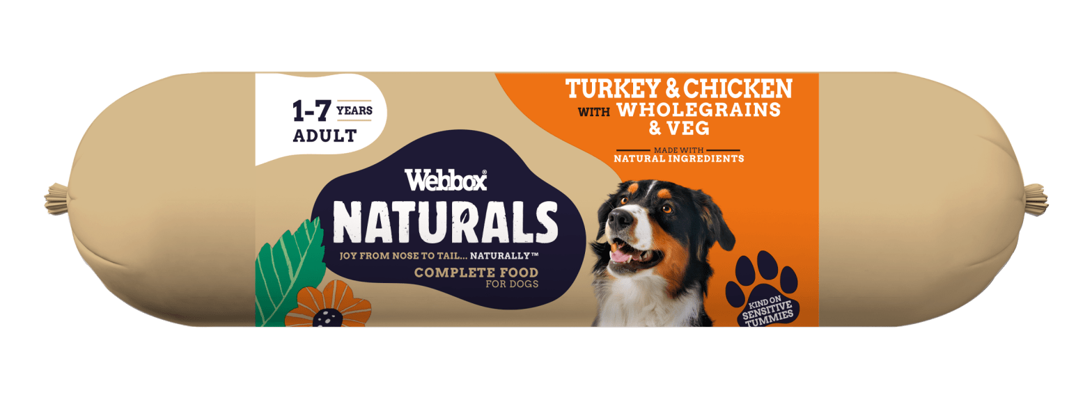 Webbox Naturals Sausage Wet Dog Food – Turkey & Chicken