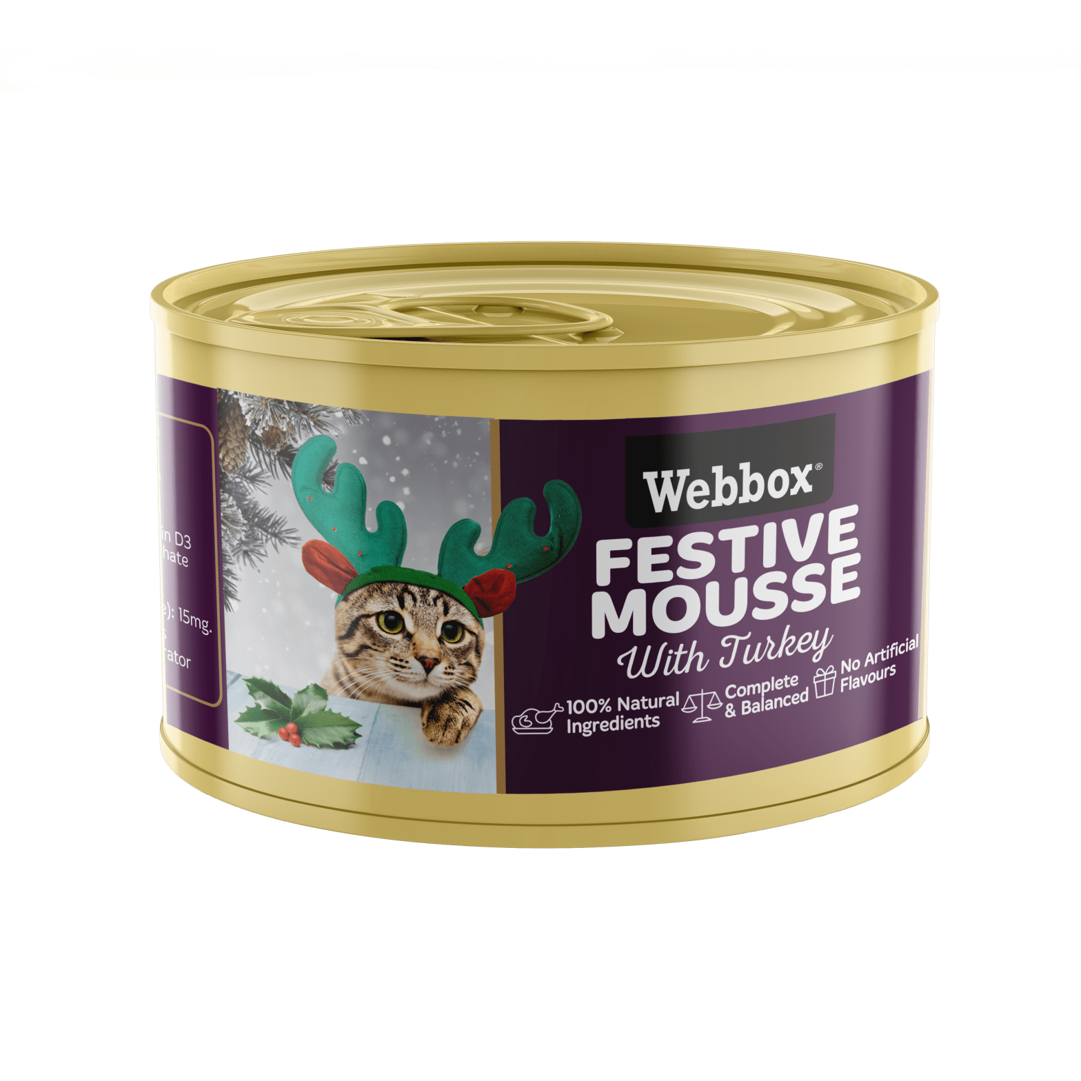 Webbox Christmas Turkey Cat Mousse