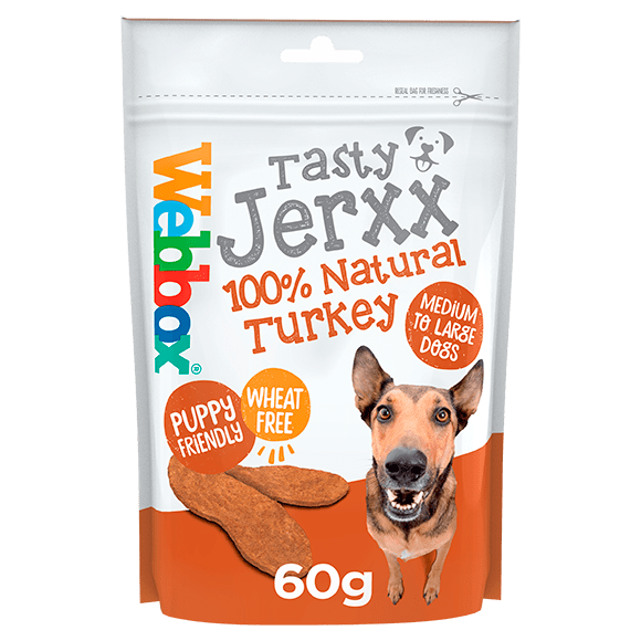 Webbox Mega Tasty Jerxx Turkey Dog Treats