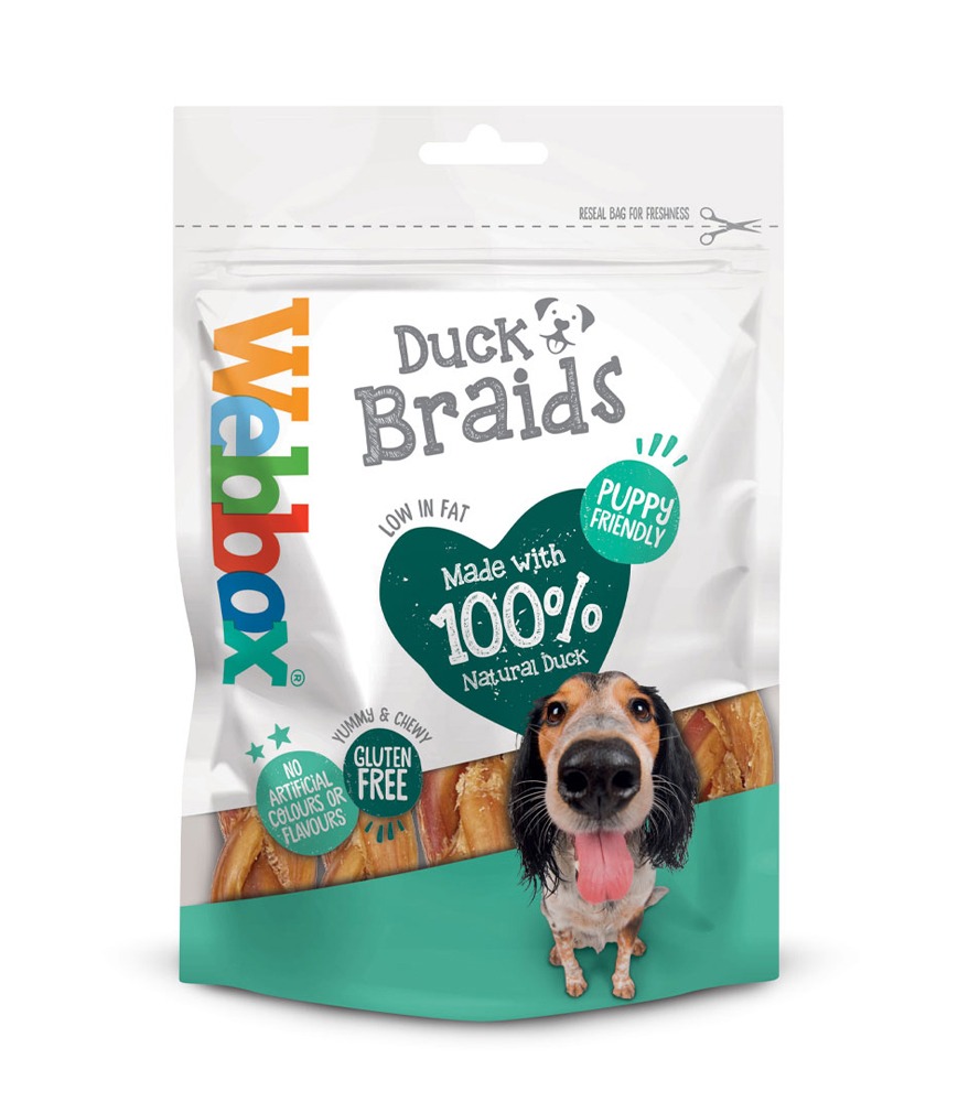 Webbox Duck Braids Dog Treats