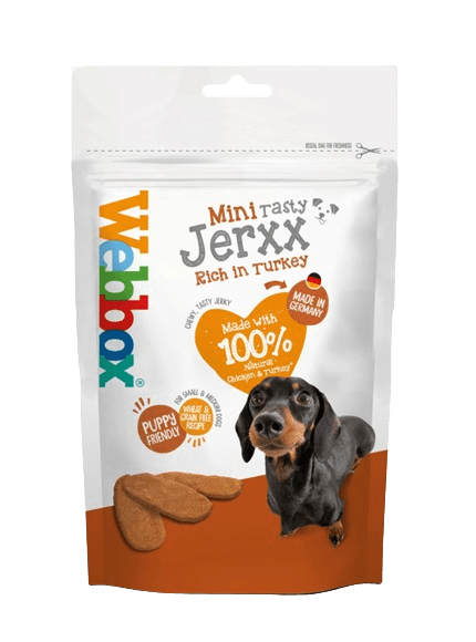 Webbox Mini Tasty Jerxx Turkey Dog Treats