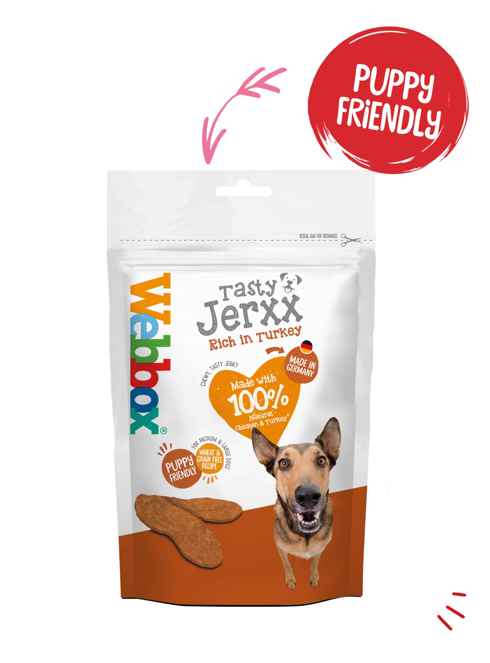 Webbox Mega Tasty Jerxx Turkey Dog Treats