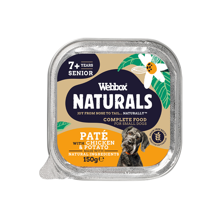 Webbox Naturals Senior Pate with Chicken and Potatoes Wet Dog Food