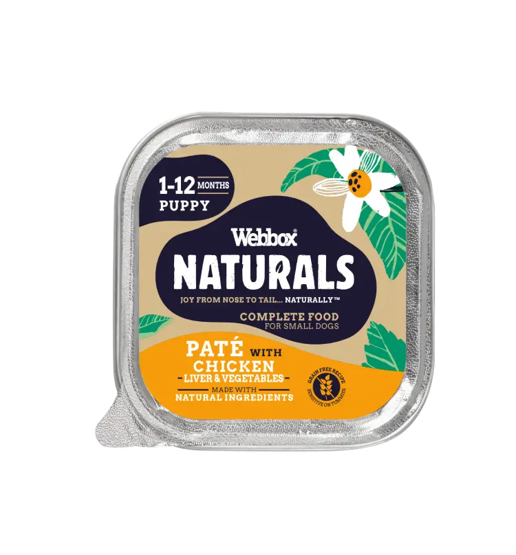 Webbox Naturals Puppy Pate with Chicken, Liver and Vegetables Wet Puppy Food