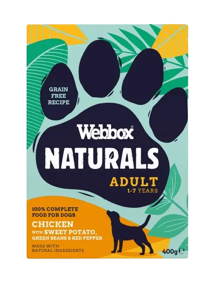 Webbox Naturals Adult Chicken with Sweet Potato, Green Beans and Red Pepper Wet Dog Food