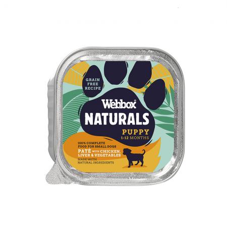 Webbox Naturals Puppy Pate with Chicken, Liver and Vegetables