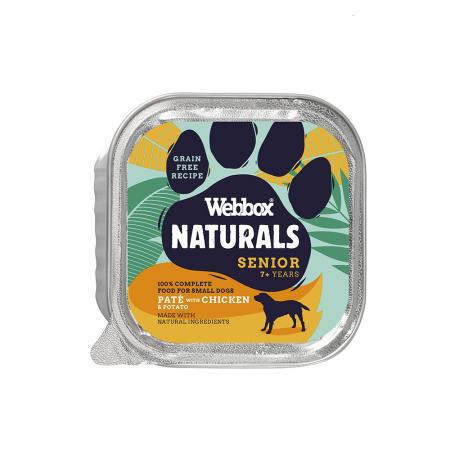 Webbox Naturals Senior Pate with Chicken and Potatoes
