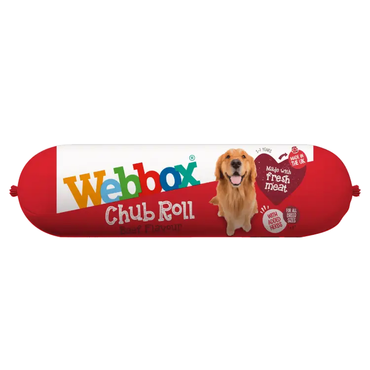 Webbox Beef Chub Roll – Wet Dog Food