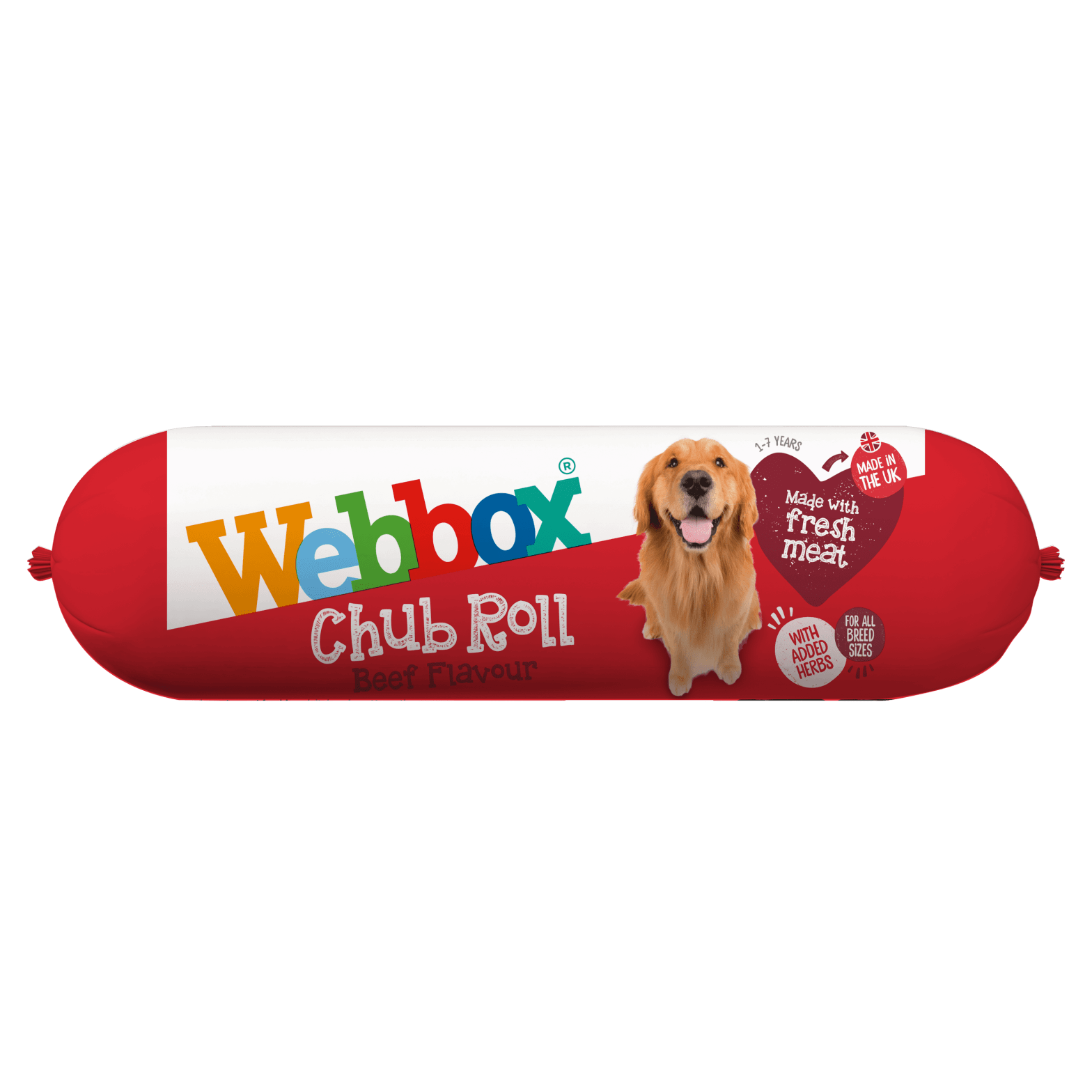 Webbox Beef Chub Roll – Wet Dog Food