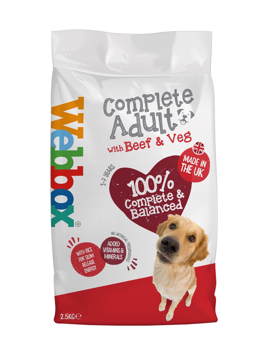Webbox Everyday Beef Complete Dry Dog Food