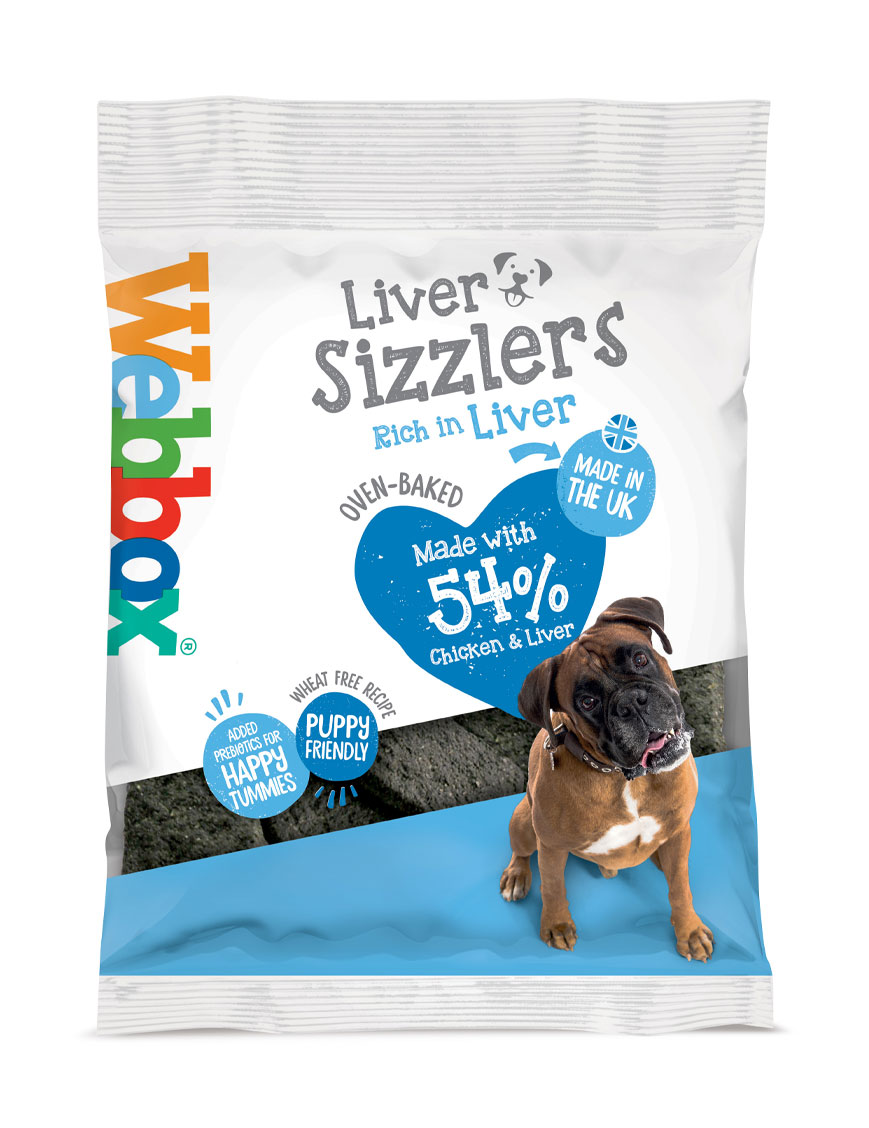 Webbox Meaty Liver Sizzlers Dog Treats