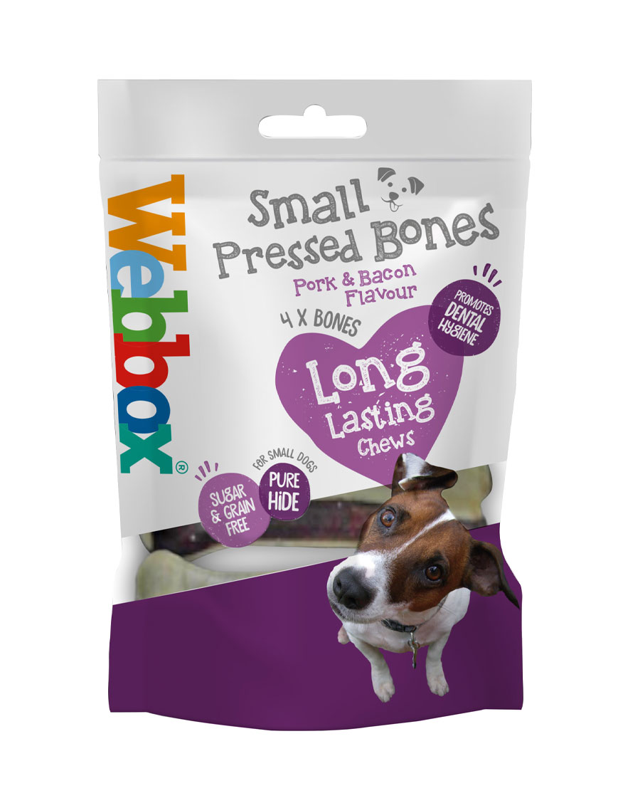 Webbox Hide Porky Small Pressed Bones Dog Treat