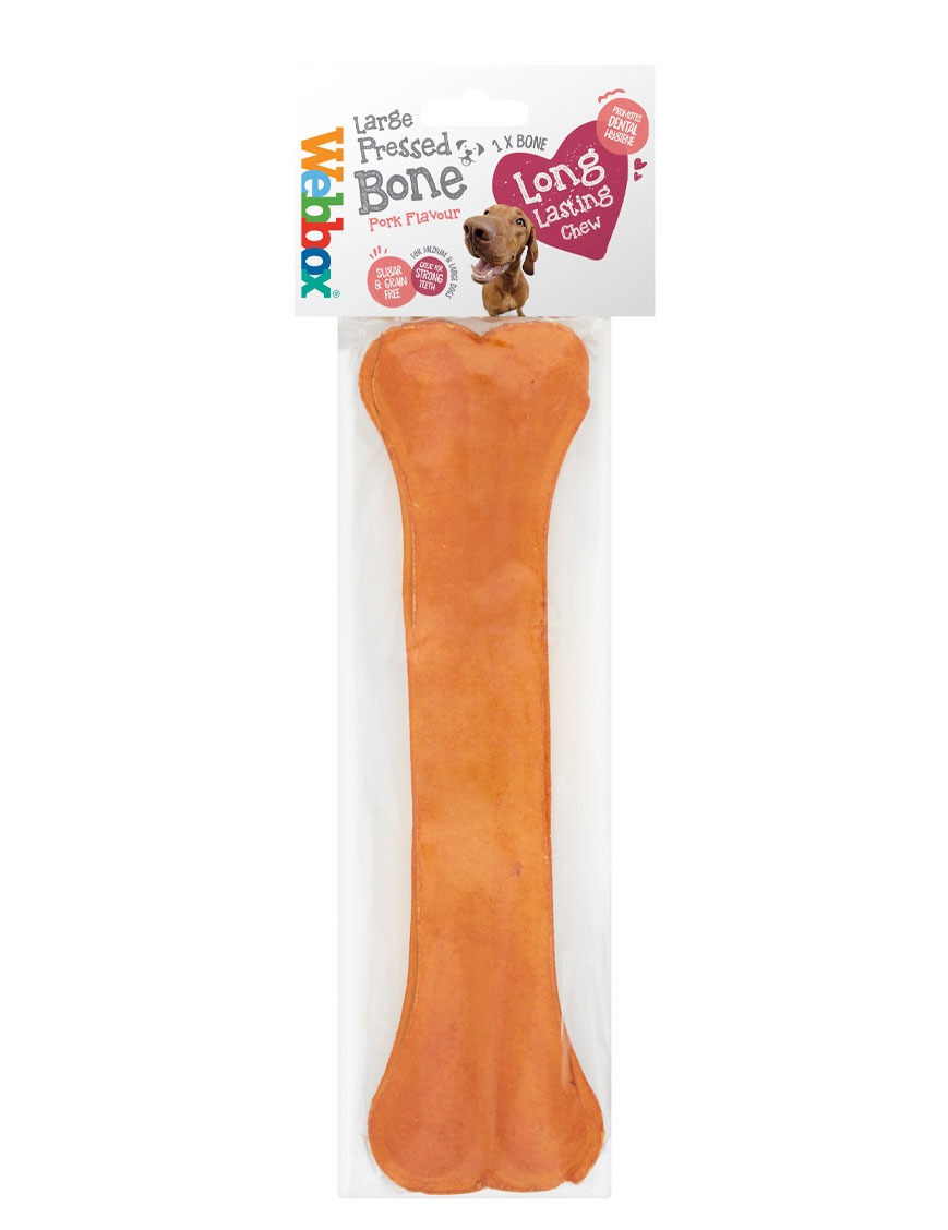 Webbox Hide Pressed Pork Bone Dog Treats