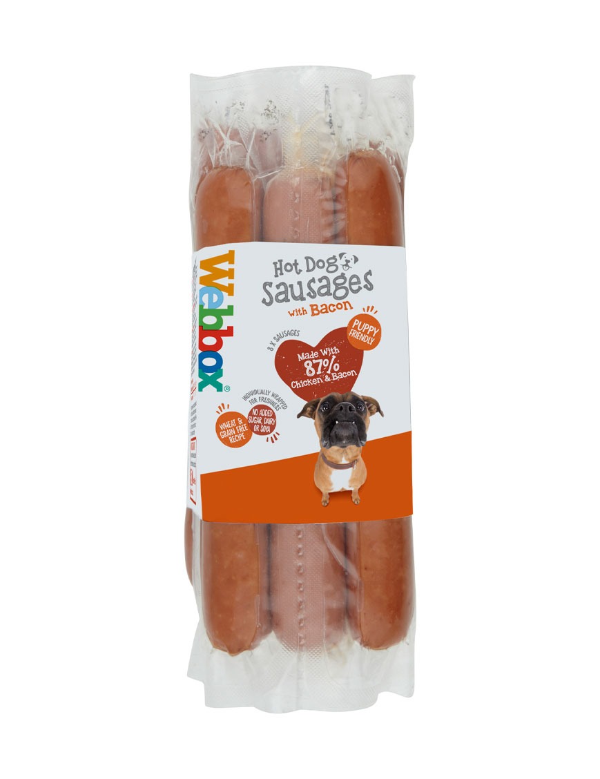 Webbox Meaty Hot Dog Sausages Dog Treats