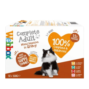 Webbox Complete Adult Mixed Selection in Gravy Wet Cat Food