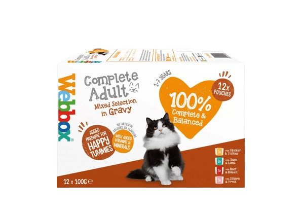 Webbox Complete Adult Mixed Selection in Gravy Wet Cat Food