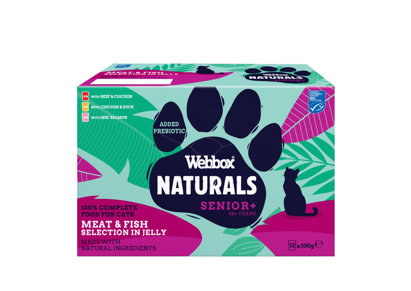 Webbox Naturals Senior 11+ Pouch Multipack in Jelly