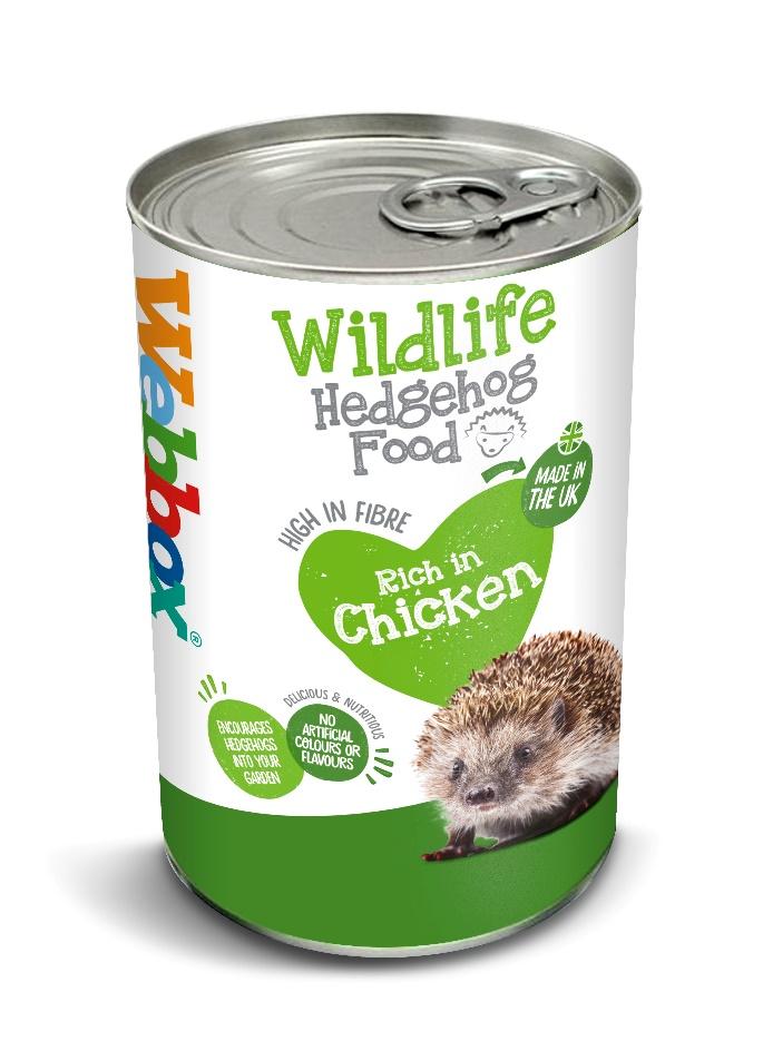 Webbox Wildlife Hedgehog Food 400g Can