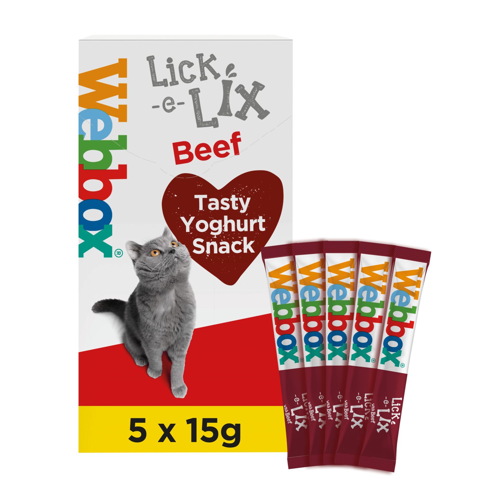 Webbox Lick-e-Lix with Beef Cat Treats