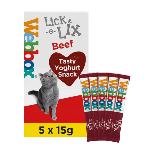 Webbox Lick-e-Lix with Beef Cat Treats