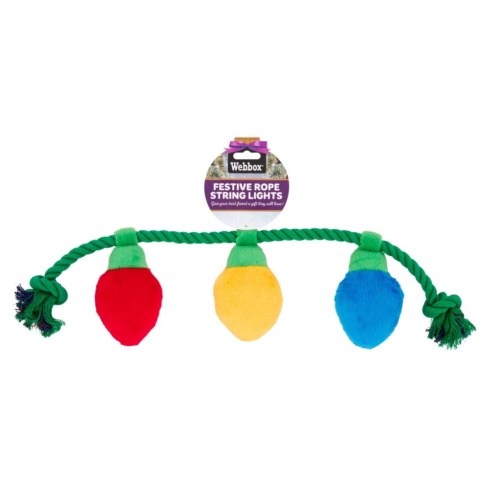 Webbox Christmas Rope Lights Dog Toy