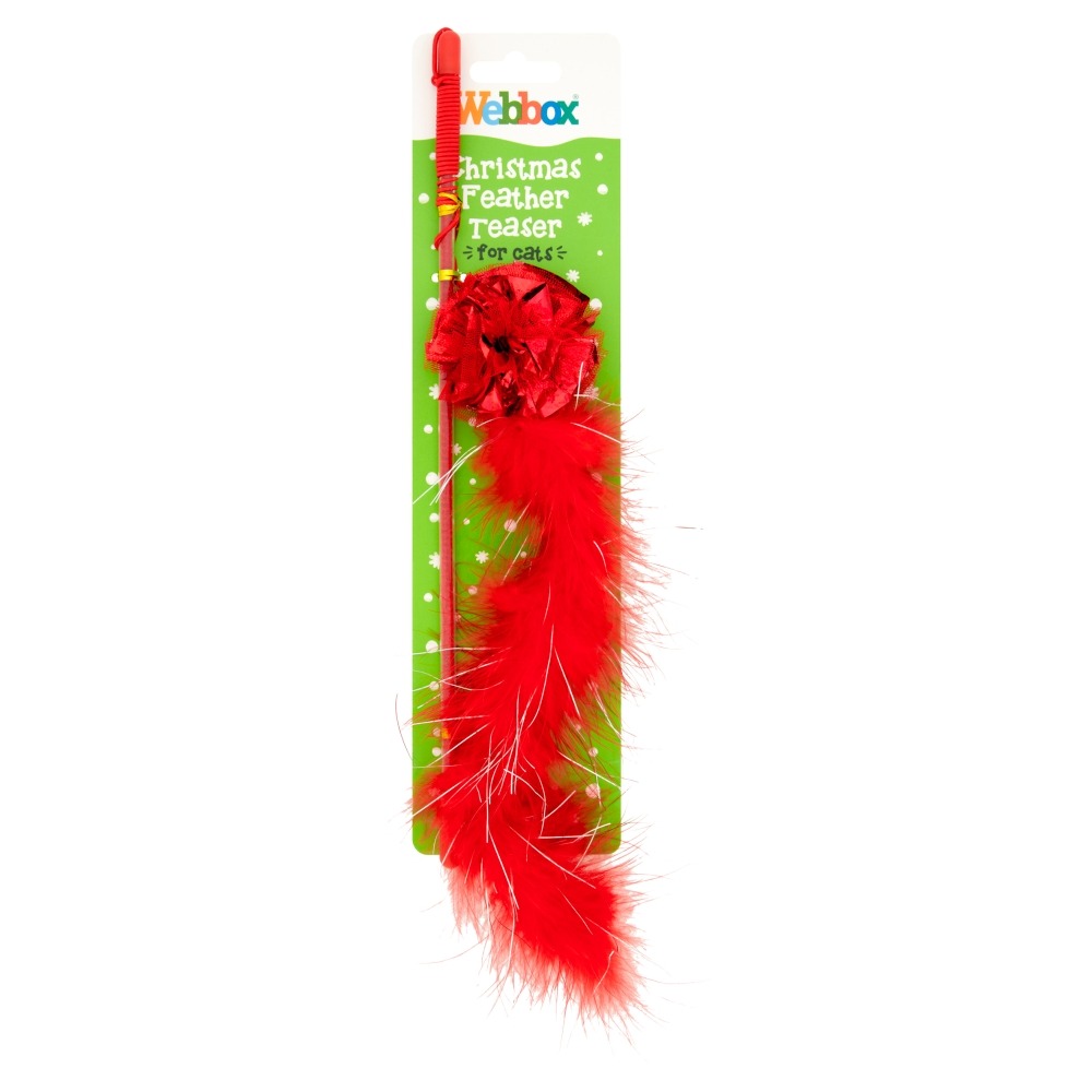 Webbox Christmas Cat Teaser Wand Toy