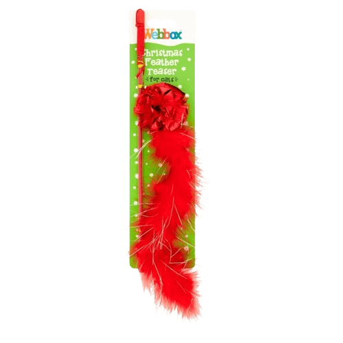 Webbox Christmas Cat Teaser Wand Toy