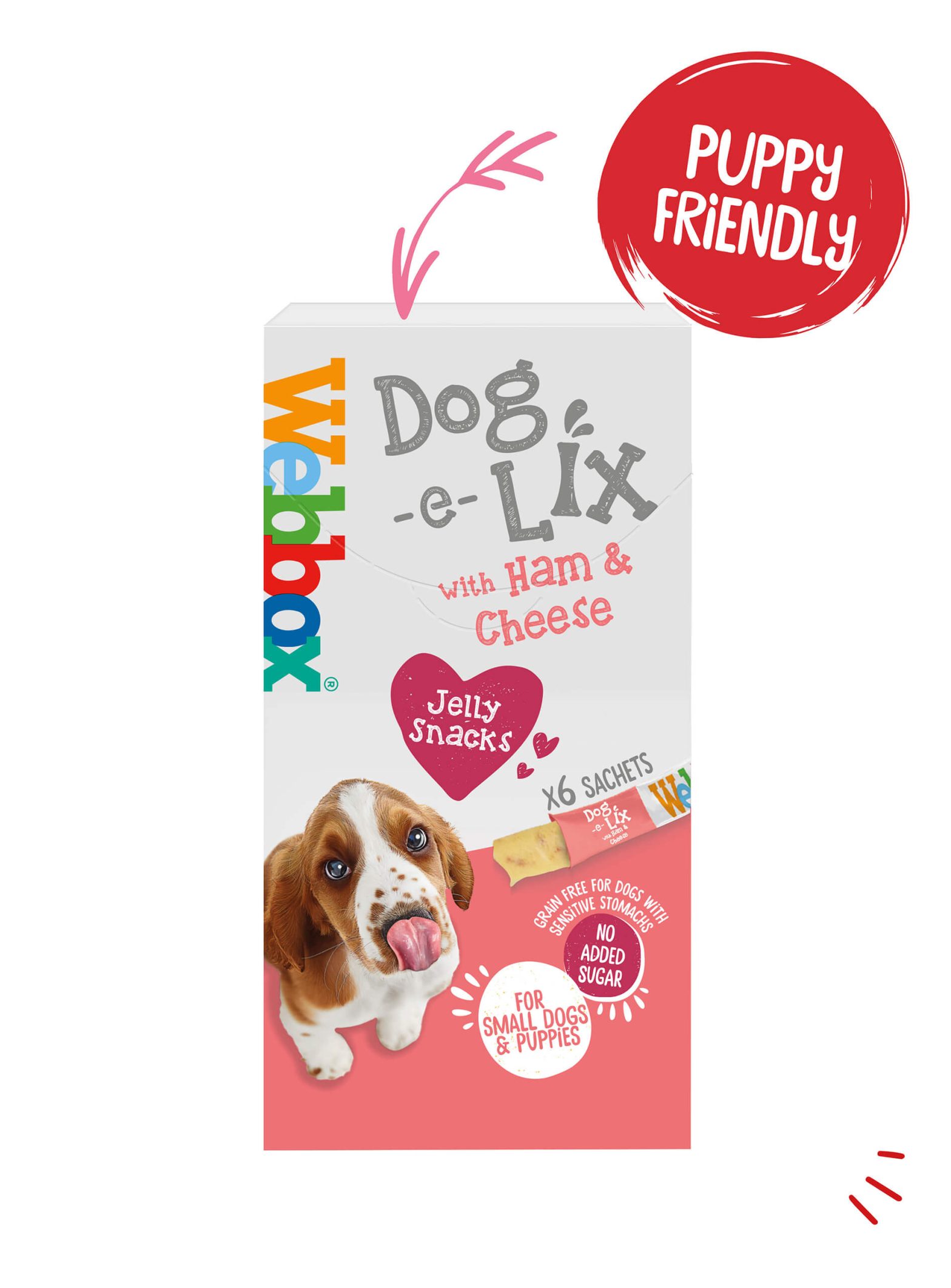 Webbox Dog e Lix with Ham & Cheese Creamy Dog Treats