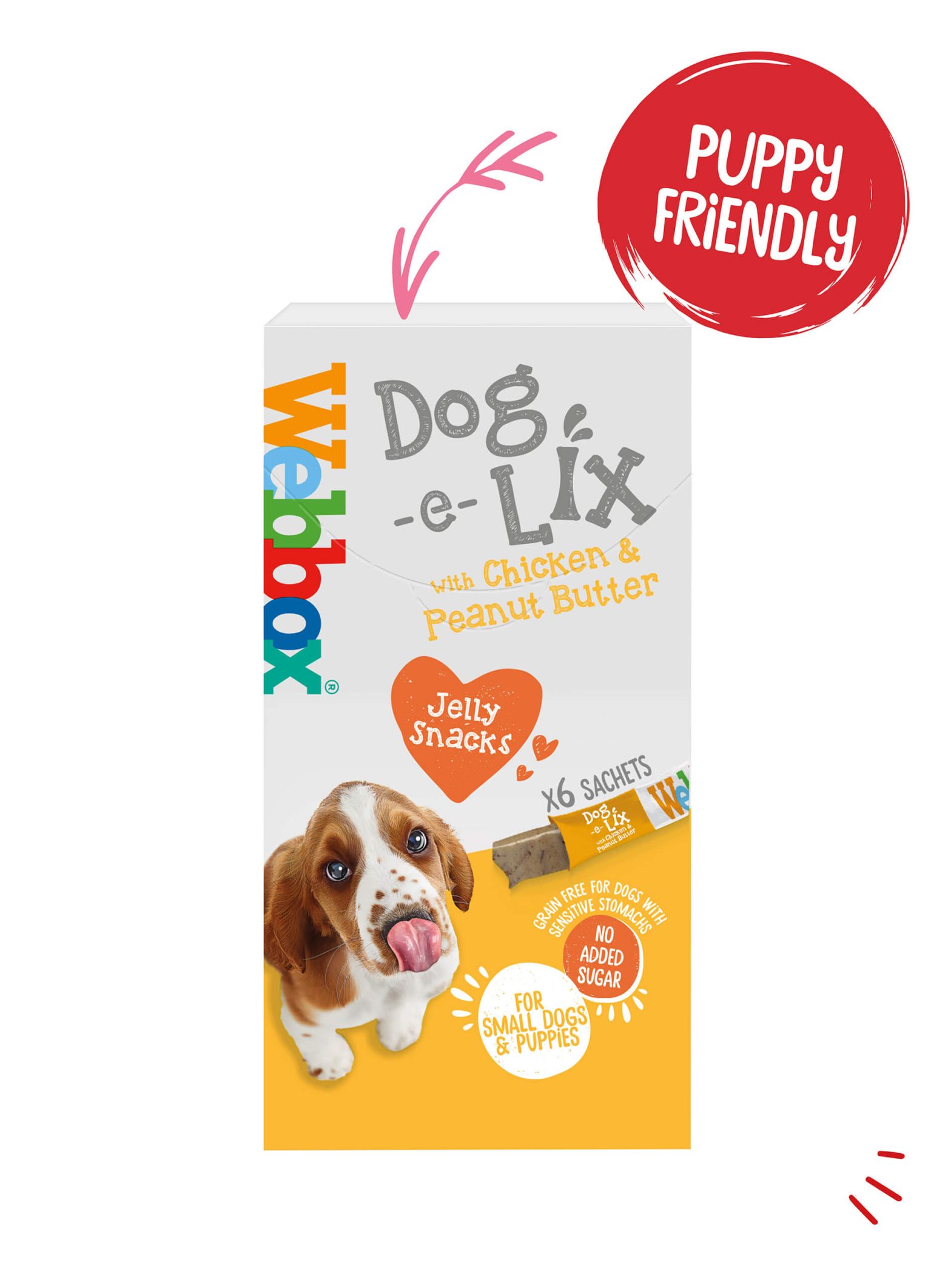 Webbox Dog e Lix with Chicken & Peanut Butter Creamy Dog Treats