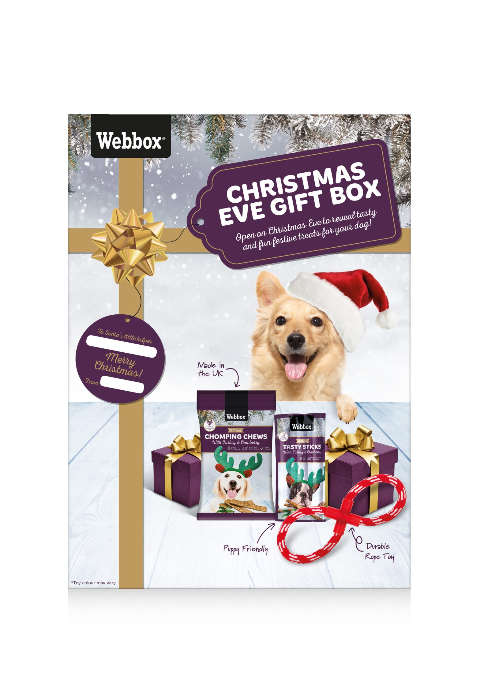 Webbox Christmas Eve Box for Dogs