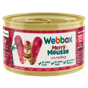 Webbox Christmas Turkey Mousse for Cats 85g - 1 Tin (1 x 85g)