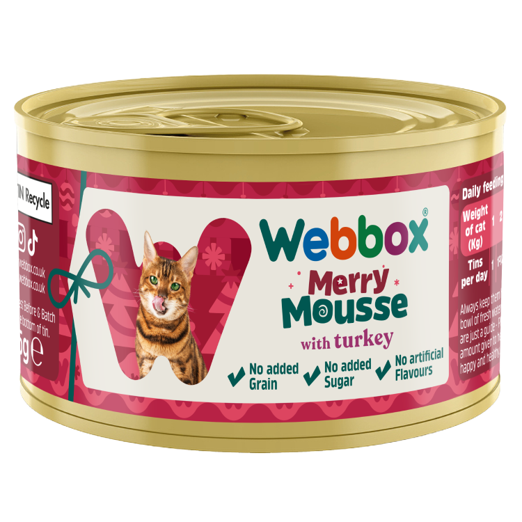 Webbox Christmas Turkey Mousse for Cats