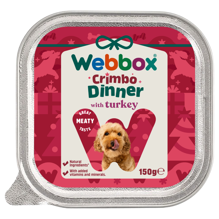 Webbox Christmas Pate Turkey & Vegetable Dinner for Dogs
