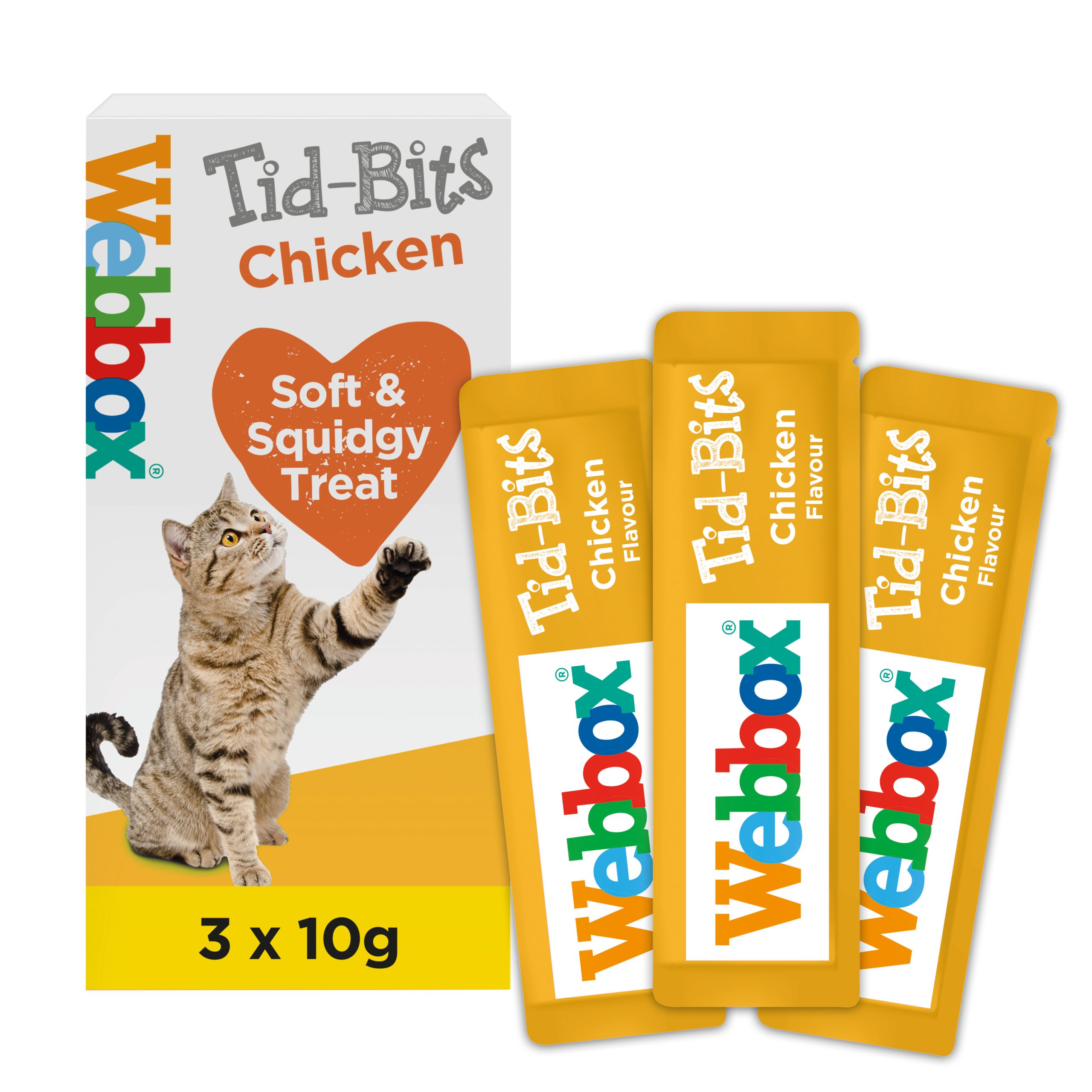 box Cat Tasty Tid Bits Chicken box