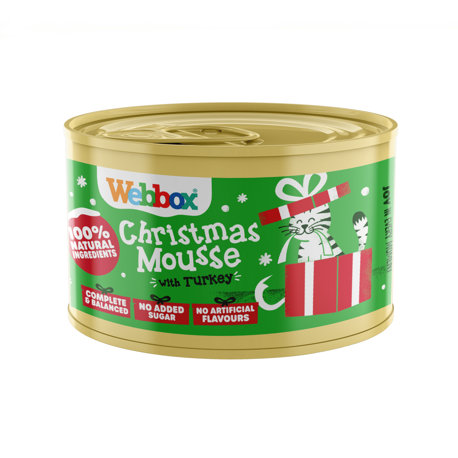 Webbox Christmas Mousse for Cats – with Turkey