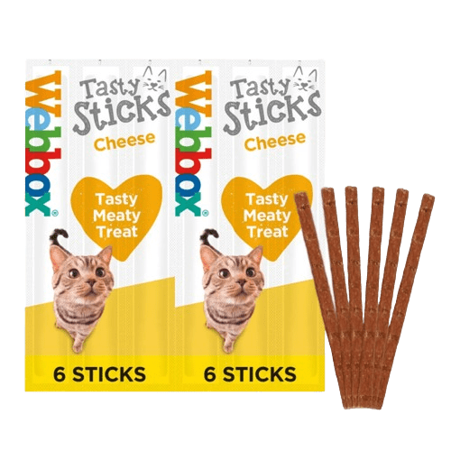 Webbox Cat Tasty Sticks Cheese