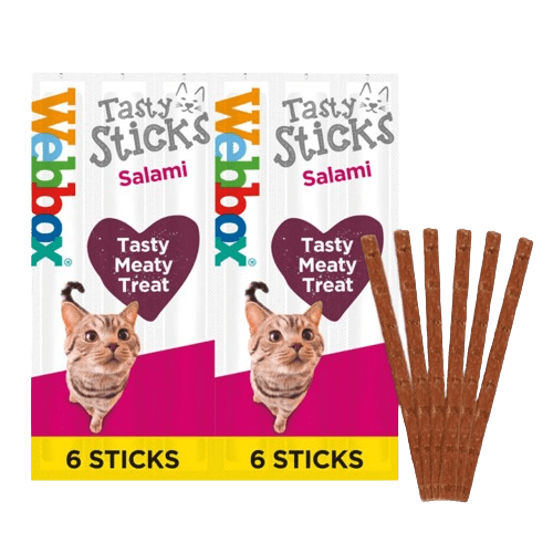 Webbox Tasty Sticks Salami Cat Treats
