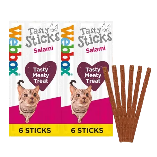Webbox Tasty Sticks Salami Cat Treats