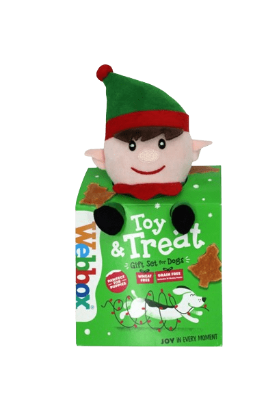 Webbox Christmas Eve Plush Toy & Treat Gift Set For Dogs