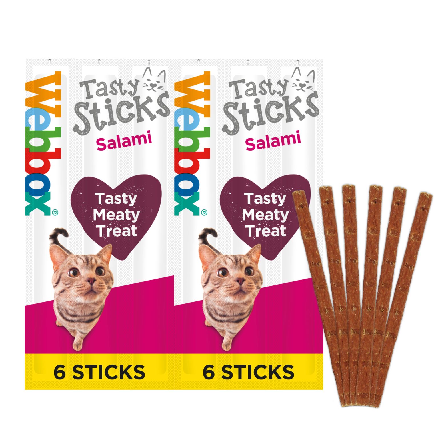 Webbox Tasty Sticks Salami Cat Treats