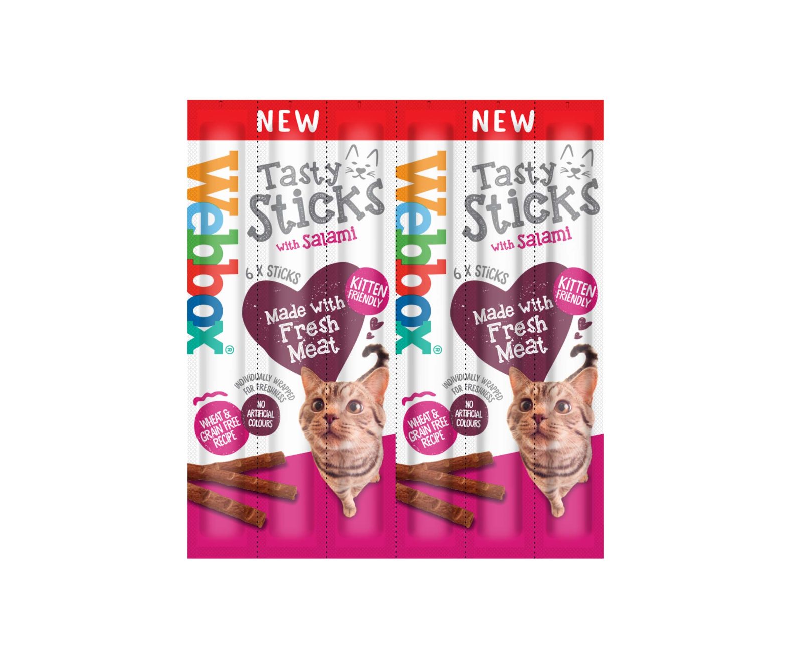 Webbox Tasty Sticks Salami Cat Treats - Webbox Webbox Tasty Sticks Salami Cat Treats - Webbox