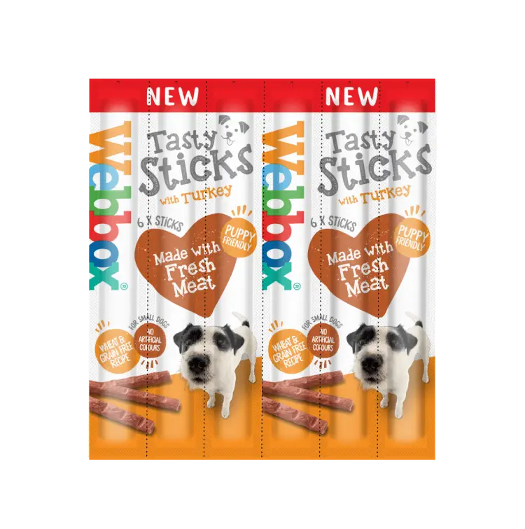 Webbox Dog Tasty Sticks with Turkey, Small