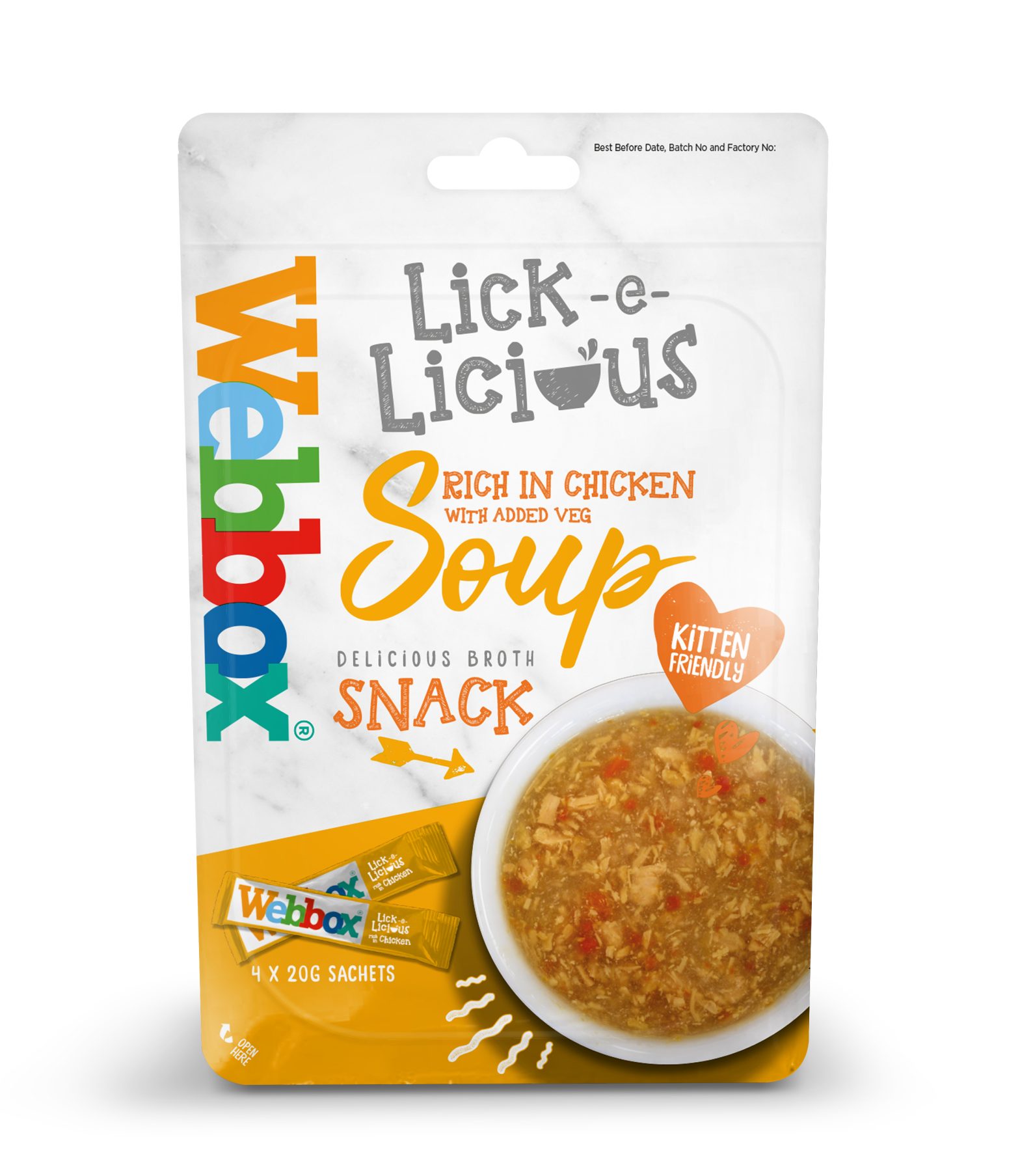 Webbox Lick-e-Licious Chicken Cat Treats