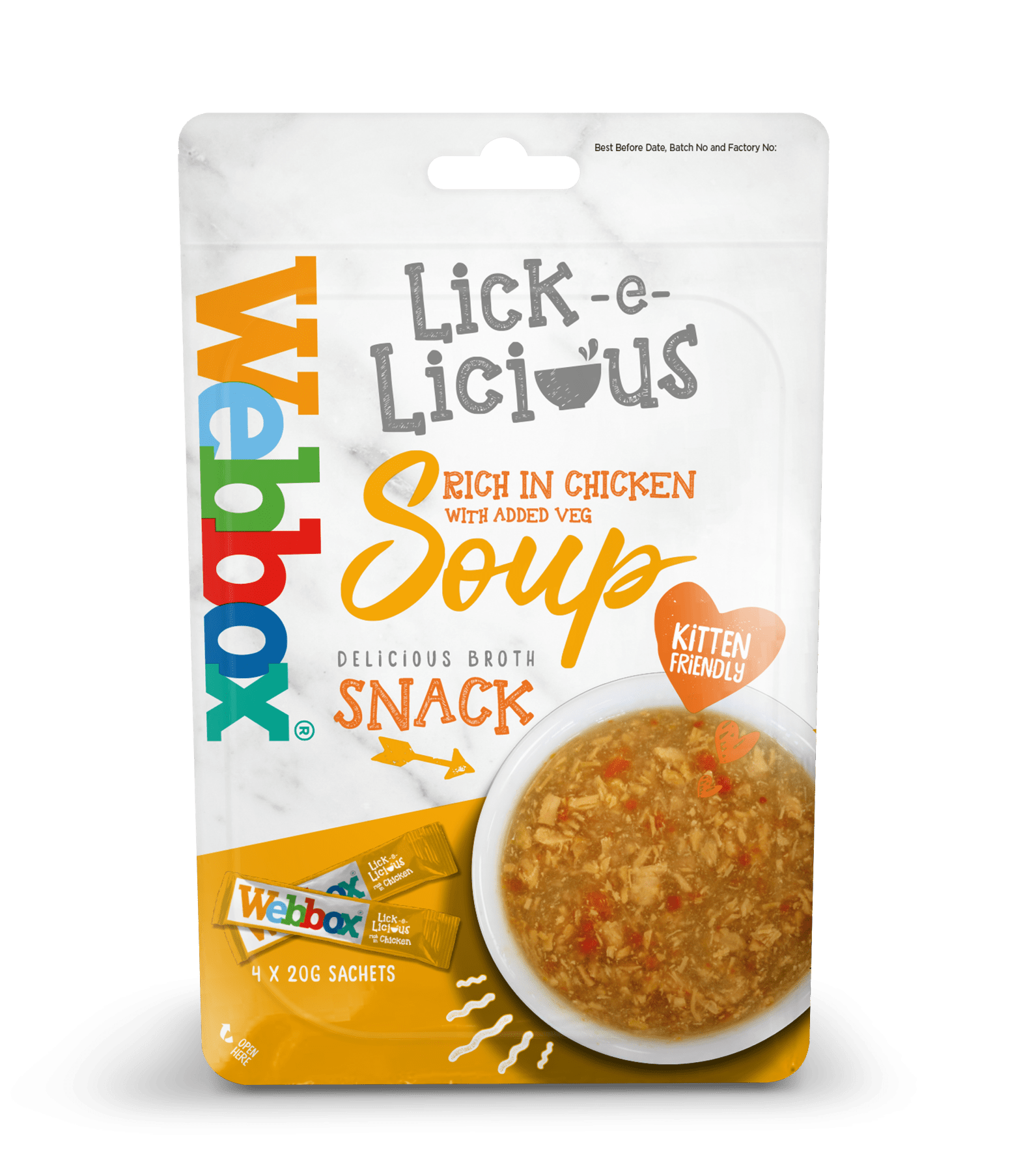 Webbox Lick-e-Licious Chicken Cat Treats