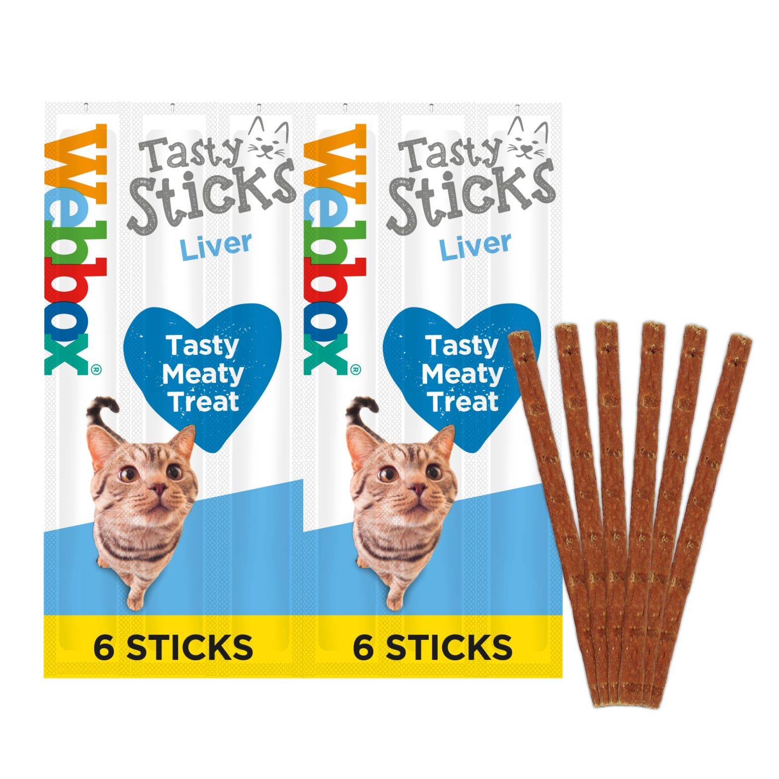 Webbox Tasty Sticks Liver Cat Treats