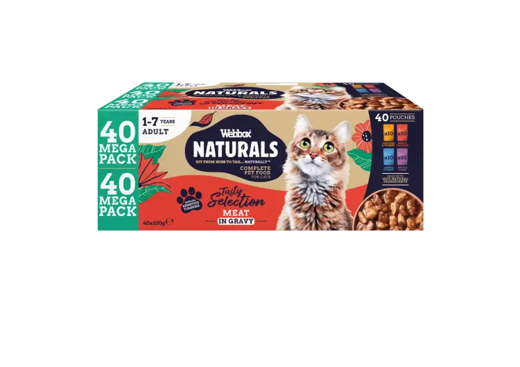 Webbox Natural Cat Pouch Megapack – Meat Selection in Gravy